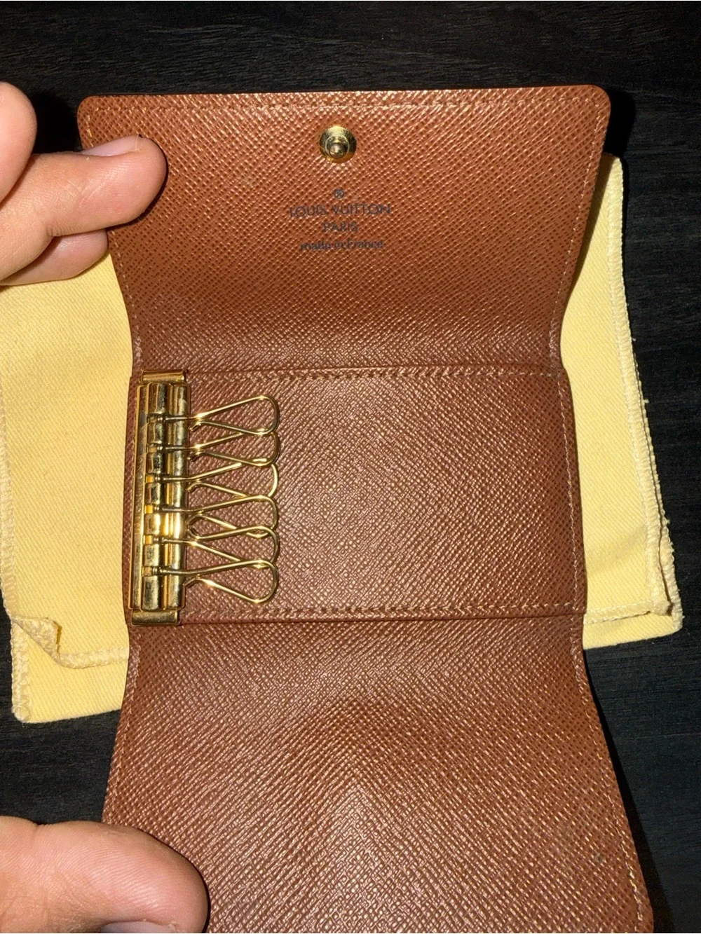 Louis Vuitton Monogram Canvas key pouch